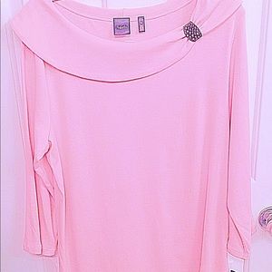 Jeweled Light Mauve blouse